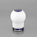 Boomba Racing 270g Weighted Delrin Shift Knob White w/ Blue Finish Most Subaru Models - 031000090301 - Subimods.com