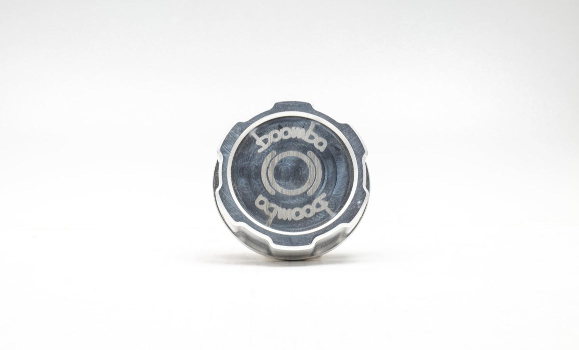 Boomba Racing Aluminum Brake Reservoir Cap Natural Finish 2002-2024 WRX / 2004-2021 STI - 031010110000 - Subimods.com