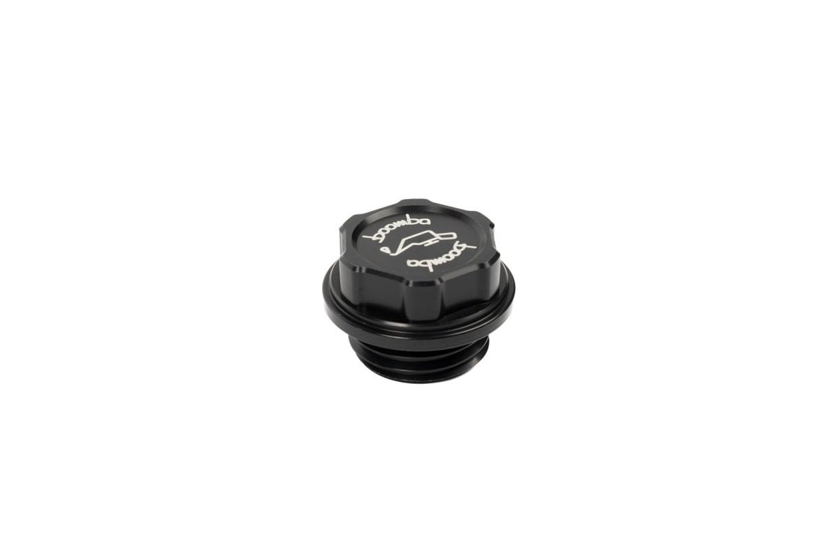Boomba Racing Black Oil Cap for Subaru WRX STI 2015+ — Subimods.com