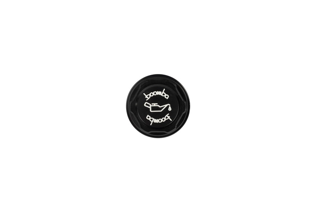 Boomba Racing Oil Cap Black Most Subaru Models - 001000120100 - Subimods.com