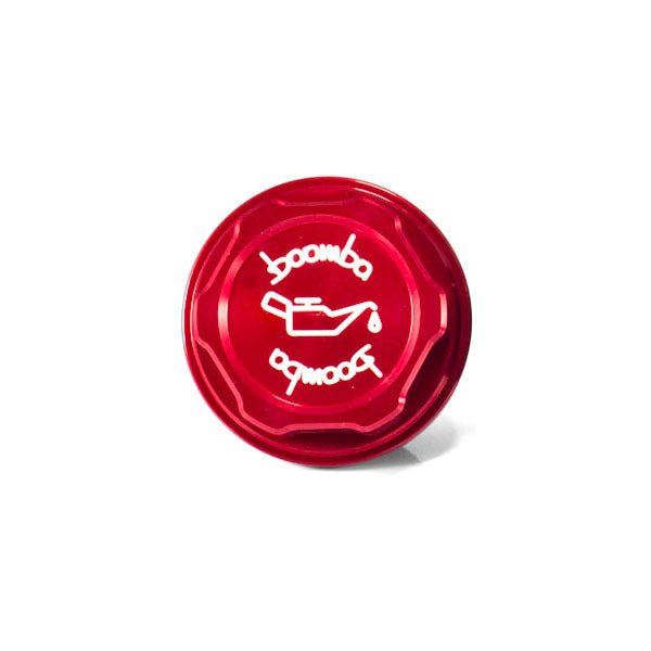 Boomba Racing Oil Cap Red Most Subaru Models - 001000120200 - Subimods.com