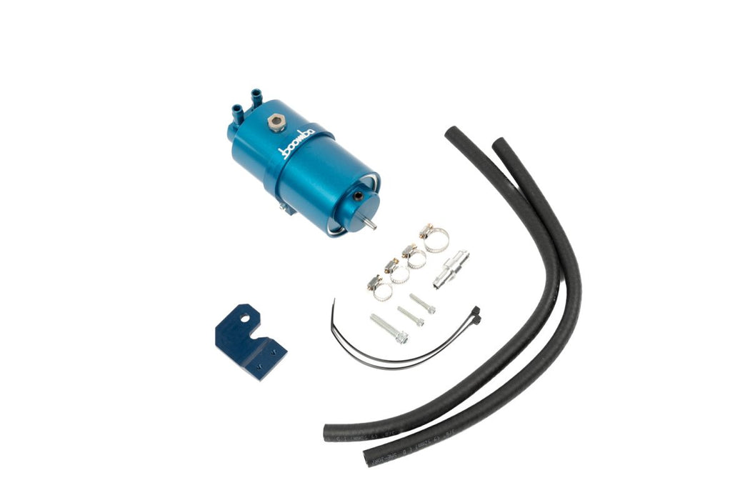 Boomba Racing Stage 2 Catch Can Kit Blue Finish 2015-2021 WRX - 031200040301 - Subimods.com