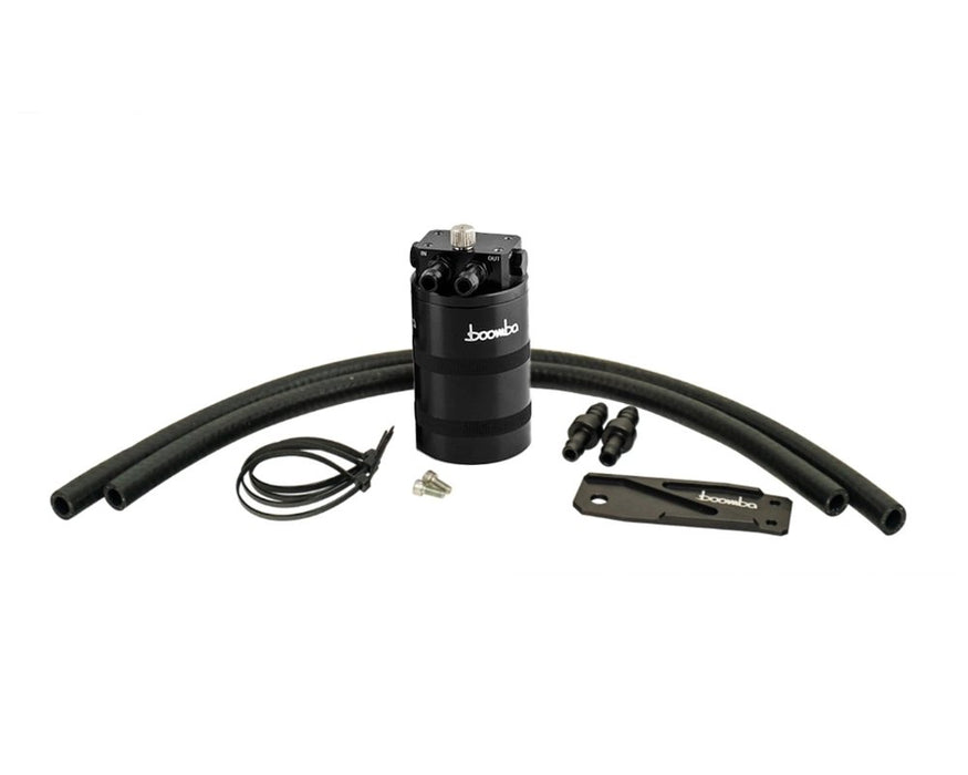 Boomba Stage 1 Catch Can Kit Black Finish 2022-2024 WRX - 062100040101 - Subimods.com