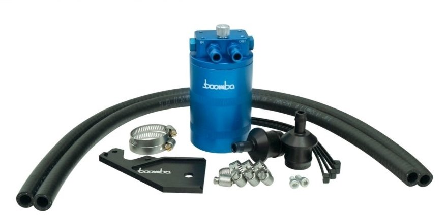 Boomba Stage 2 Catch Can Kit Blue Finish 2022 WRX - 062200040301 - Subimods.com