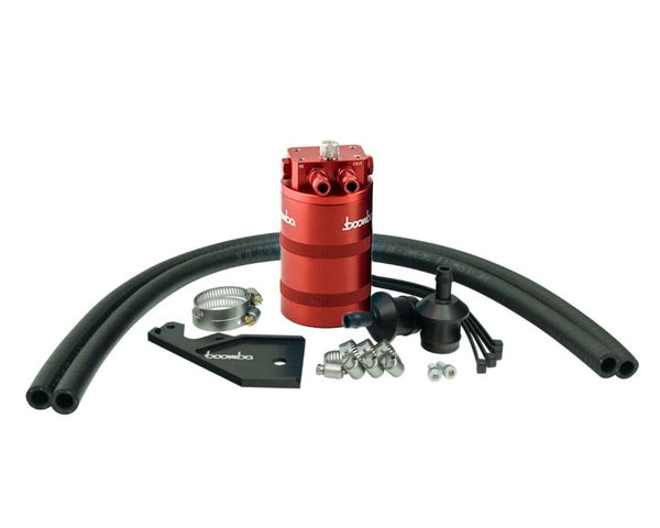 Boomba Stage 2 Catch Can Kit Red Finish 2022-2024 WRX - Subimods.com