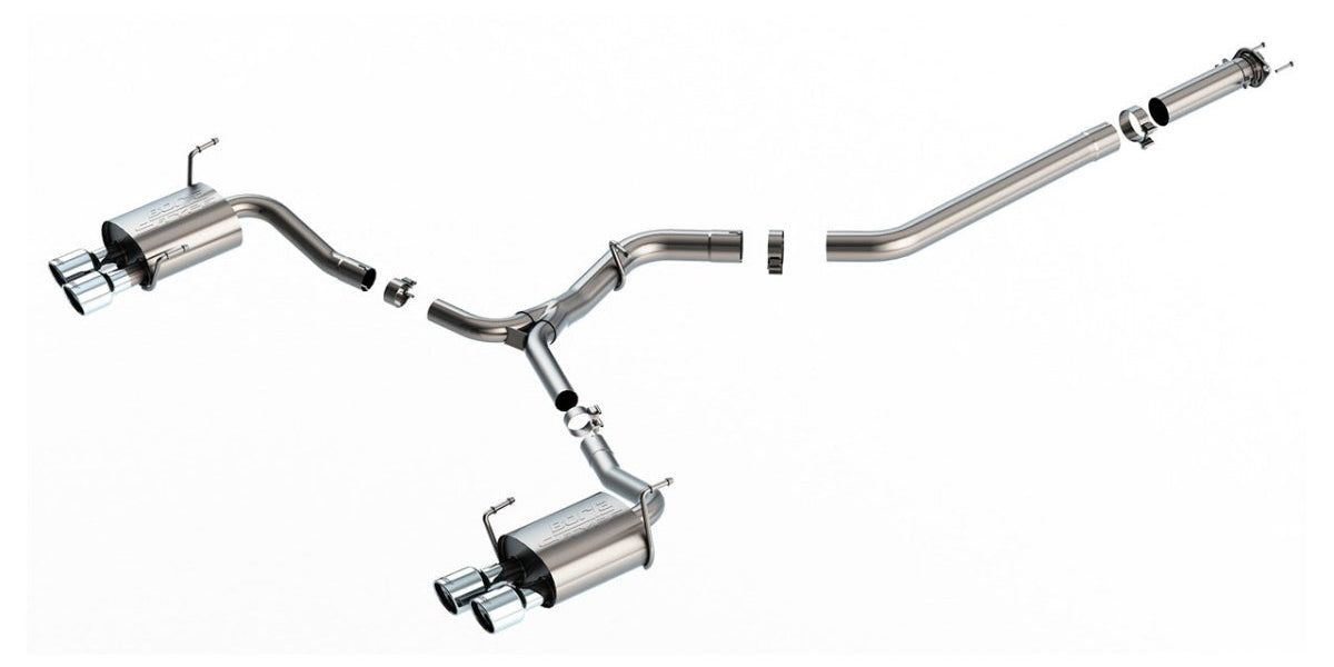 Borla S-Type Stainless Steel Cat-Back Exhaust System with Single Rear –  RalliTEK