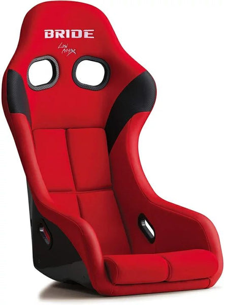 Bride ZETA IV Low Max Seat w/ Black Carbon Super Aramid Shell and Red Fabric