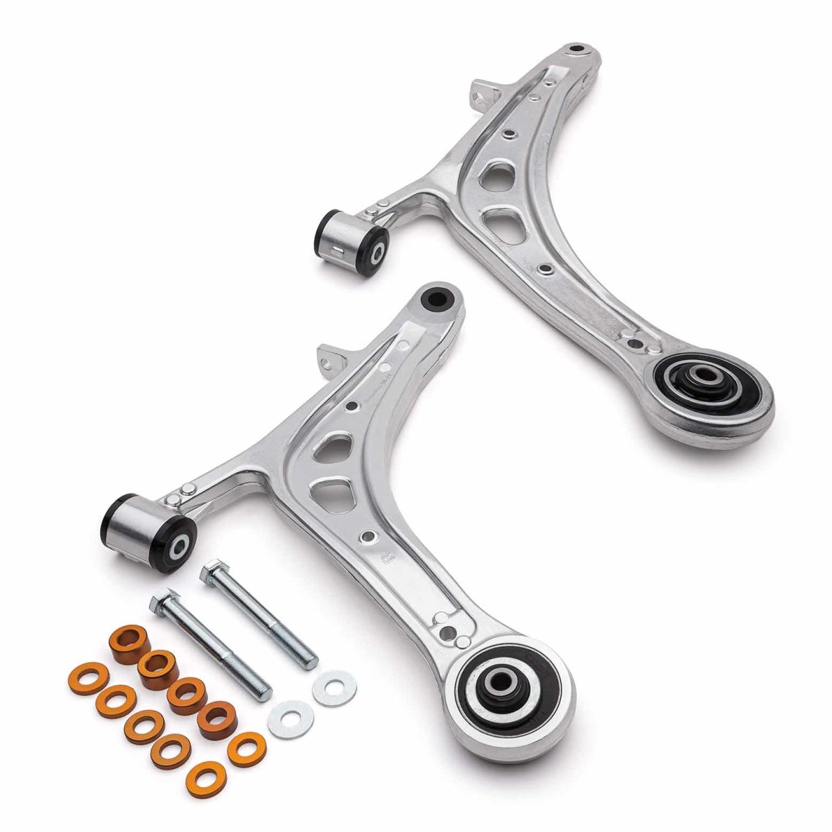 COBB Alloy Front Lower Complete Control Arm Kit w/ Offset Caster 2015-2021 WRX / 2015-2021 STI - CB-ALY0017K - Subimods.com