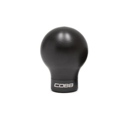 COBB Delrin Shift Knob Black w/ Black 6 Speed Subaru Models - 213350-BK - Subimods.com