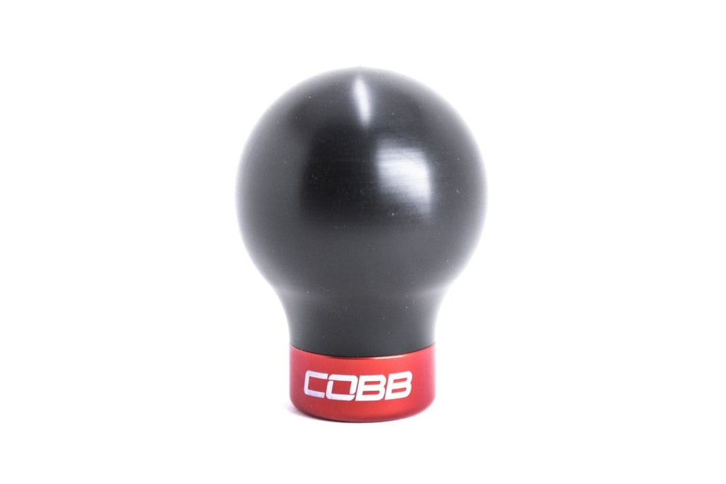 COBB Delrin Shift Knob Black w/ Red Base 6 Speed Subaru Models - 213350-RD - Subimods.com