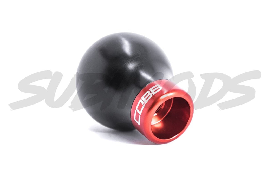 COBB Delrin Shift Knob Black w/ Red Base 6 Speed Subaru Models - 213350-RD - Subimods.com