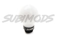 COBB Delrin Shift Knob White w/ Black 5 speed Subaru Models - 211350-W-BK - Subimods.com