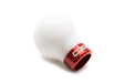 COBB Delrin Shift Knob White w/ Red 6 Speed Subaru Models - 213350-W-RD - Subimods.com