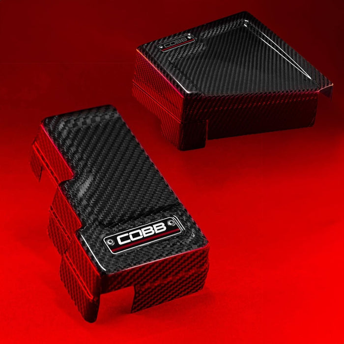 COBB Redline Carbon Fiber Fuse Box Cover Kit 2022-2024 WRX - 846665-KIT - Subimods.com