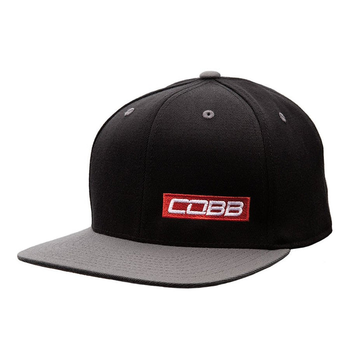 COBB Snapback Hat Black w/ Gray Rim - CO-Cap-Red-Bar - Subimods.com