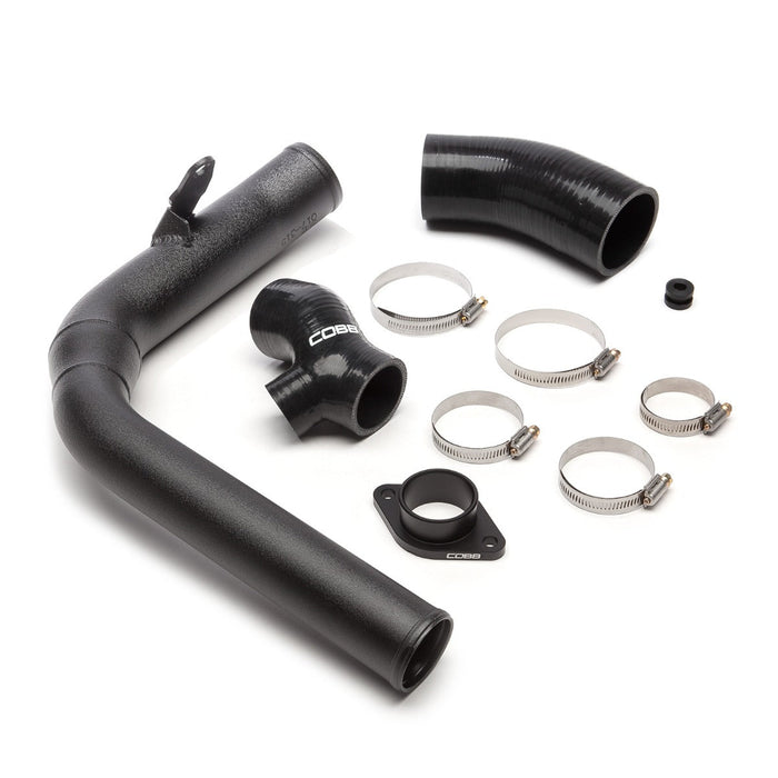 COBB Top Mount Intercooler Black w/ Charge Pipe Kit 2015-2021 WRX - B42400-BK - Subimods.com