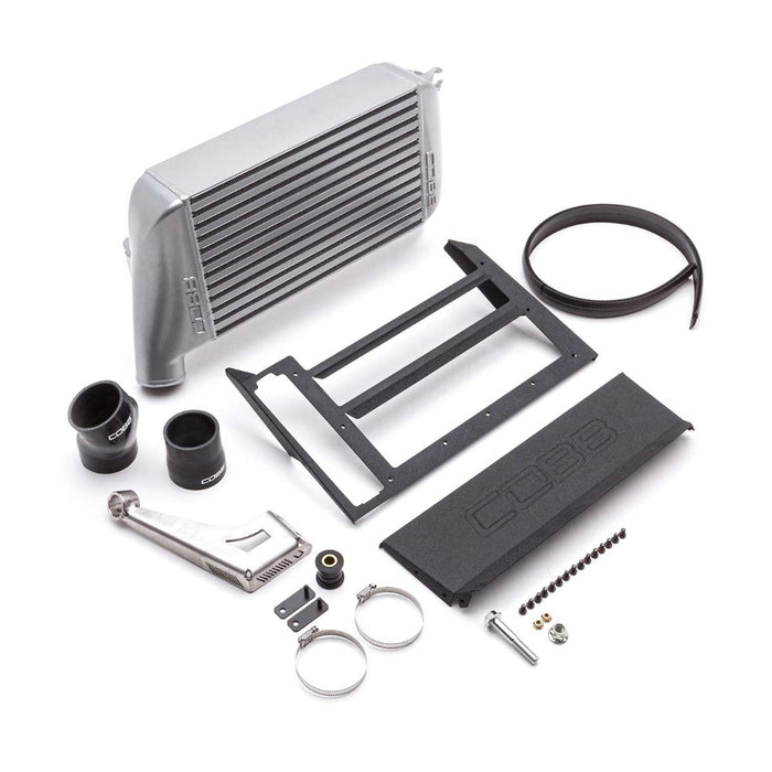 COBB Top Mount Intercooler Silver w/ Charge Pipe Kit 2015-2021 WRX - B42400-SL - Subimods.com