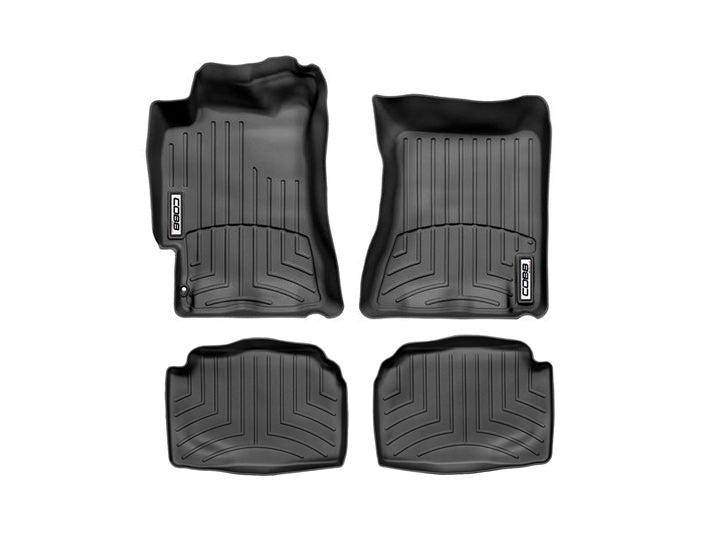 COBB x Weathertech DigitalFit Front & Rear Floorliner Set Black 2002-2007 WRX / 2004-2007 STI - COBBWT44097-1-2 - Subimods.com