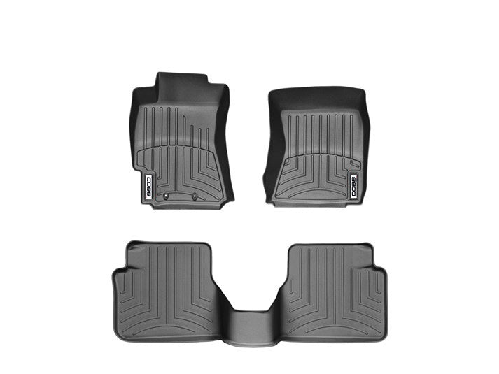 COBB x Weathertech DigitalFit Front & Rear Floorliner Set Black 2009-2013 Forester - COBBWT441881-441662 - Subimods.com