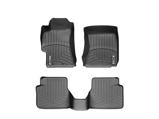 COBB x Weathertech Front and Rear Floor Liner 2008-2014 WRX / 2008-2014 STI - COBBWT44166-1-2 - Subimods.com