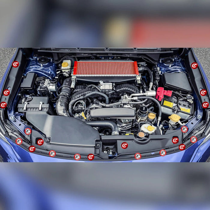 Vb Clips Compressive Engine Dress-up Clips Kit for WRX 2022-2024 — Subimods.com