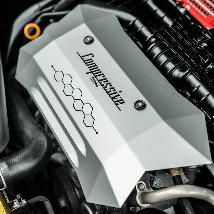 Compressive Tuning Diamond Engine Cover 2019-2023 Ascent - CT-035-RD-BK - Subimods.com