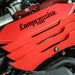 Compressive Tuning Louvre Engine Cover 2008-2021 STI - CT-019-RD - Subimods.com