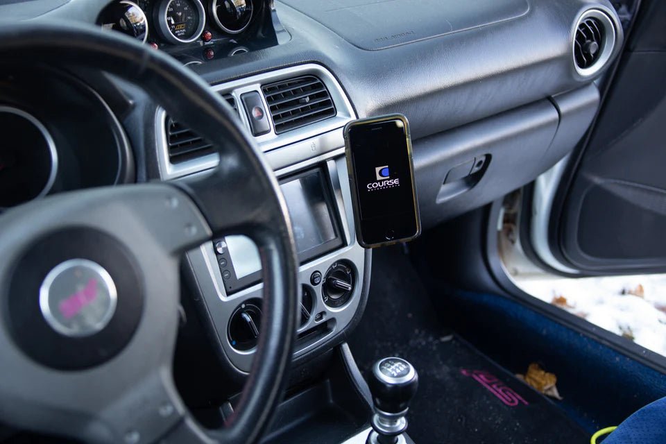 Course Motorsports Direct Fit Phone Mount w/ Magnetic Magsafe Head 2002-2007 WRX / 2004-2007 STI / 2002-2007 Impreza - CM2.90044.70 - Subimods.com