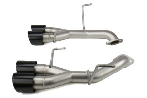 cp-e Austenite Axle Back Exhaust w/ Black 4" Double Wall Tips 2015-2018 STI / 2015-2021 WRX - SBAE00001B - Subimods.com