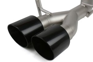 cp-e Austenite Axle Back Exhaust w/ Black 4" Double Wall Tips 2015-2018 STI / 2015-2021 WRX - SBAE00001B - Subimods.com