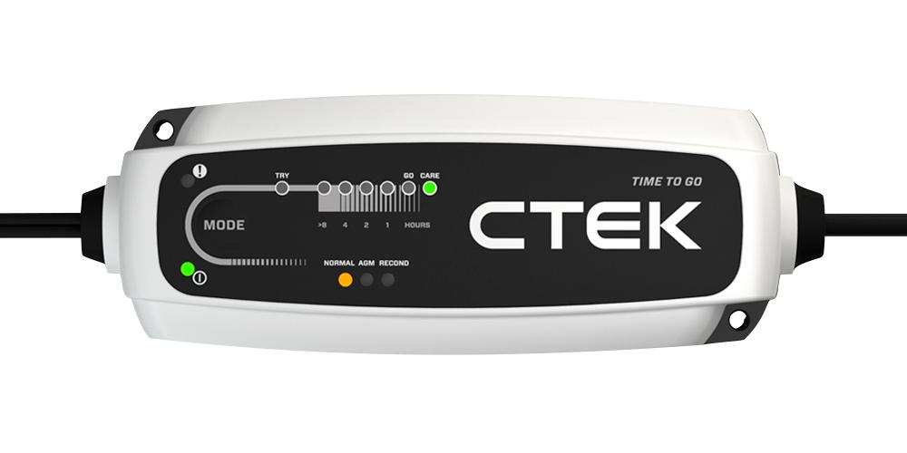 CTEK CT5 Time To Go Battery Charger 40-255 Tell You When The