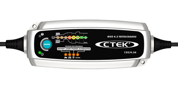 CTEK MUS 4.3 Test & Charge 12V Battery Charger Kit — Subimods.com
