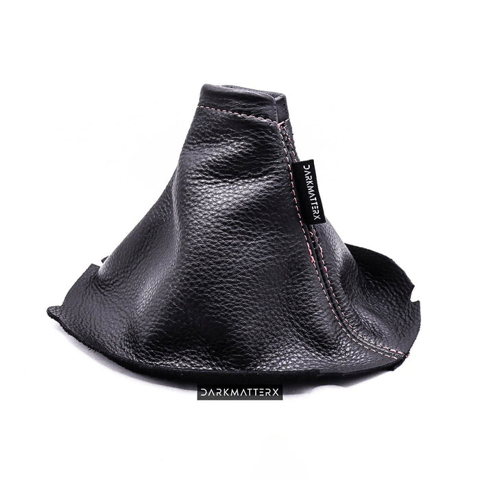 DARKMATTERX Leather Shift Boot Black w/ Red Stitching 2022-2023 WRX - SSB-022-LEA - Subimods.com