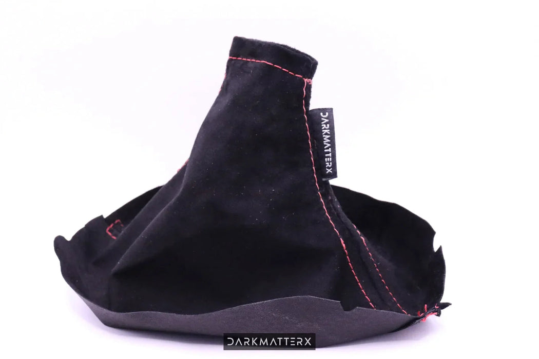 DARKMATTERX Suede Shift Boot Black w/ Red Stitching 2015-2021 STI - SSB-15S-SUE - Subimods.com