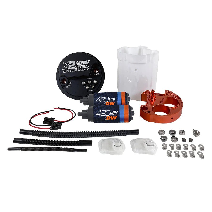 Deatschwerks X2 Fuel Pump Module Dual DW420 WRX STI 08-21 — Subimods.com