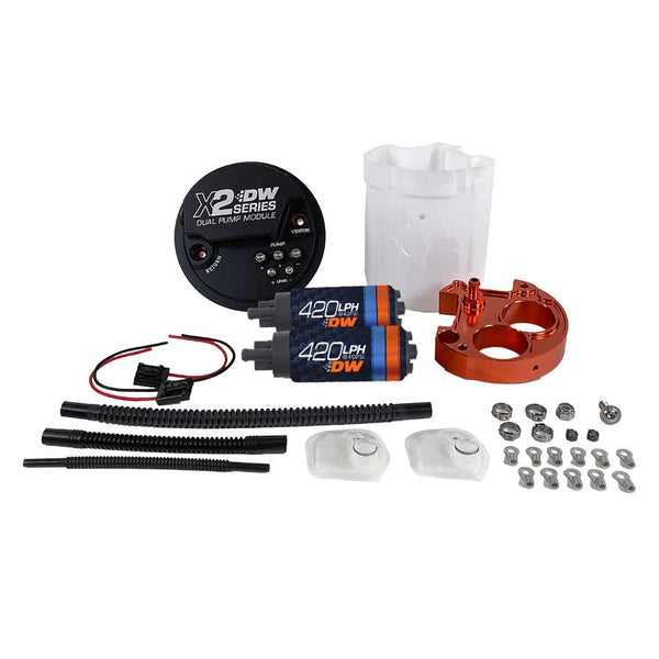 Deatschwerks X2 Fuel Pump Module Dual DW420 WRX STI 08-21