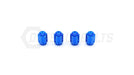 Dress Up Bolts Gear Design Titanium Valve Stem Kit Most Subaru Models - ACC-002-Ti-BLU - Subimods.com