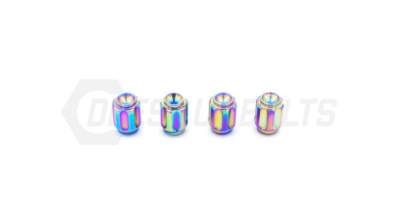 Dress Up Bolts Gear Design Titanium Valve Stem Kit Most Subaru Models - ACC-002-Ti-TB - Subimods.com