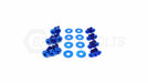 Dress Up Bolts Titanium Hardware Door Kit 1998-2001 Impreza - SUB-026-Ti-BLU - Subimods.com