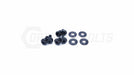 Dress Up Bolts Titanium Hardware Hood Kit 1998-2001 Impreza - SUB-023-Ti-BLK - Subimods.com