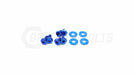 Dress Up Bolts Titanium Hardware Hood Kit 1998-2001 Impreza - SUB-023-Ti-BLU - Subimods.com