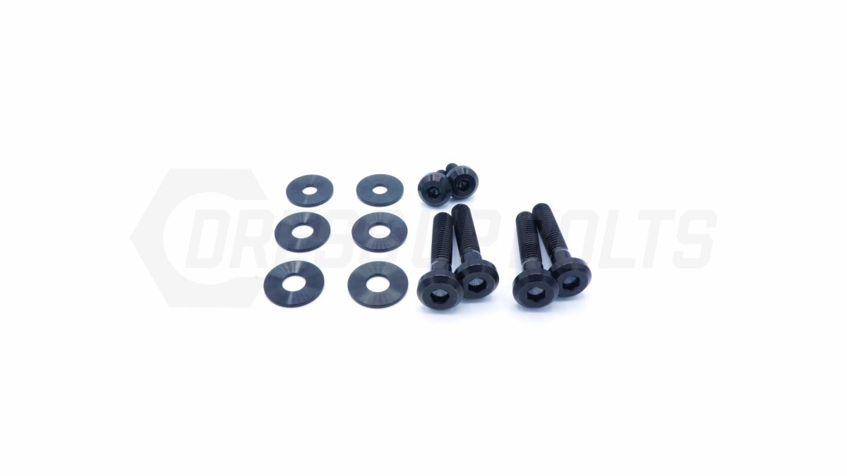 Dress Up Bolts Titanium Hardware Trunk Kit 2015-2021 WRX / 2015-2021 STI - SUB-019-Ti-BLK - Subimods.com