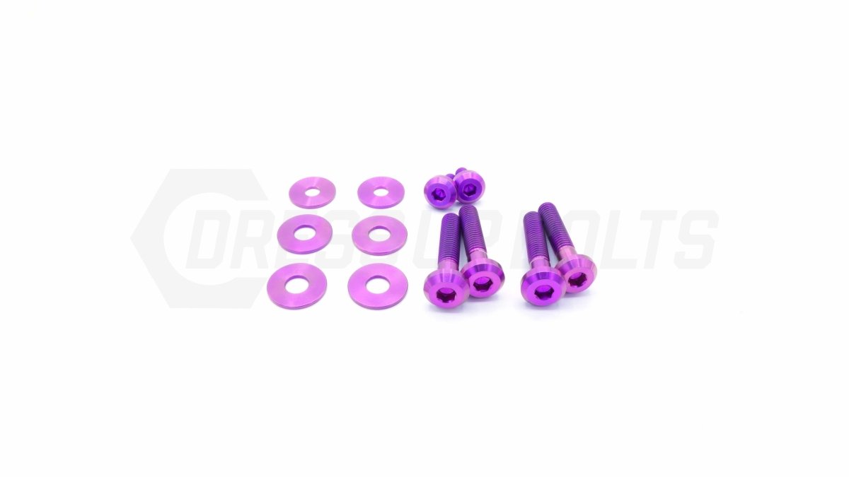 Dress Up Bolts Titanium Hardware Trunk Kit 2015-2021 WRX / 2015-2021 STI - SUB-019-Ti-PRP - Subimods.com