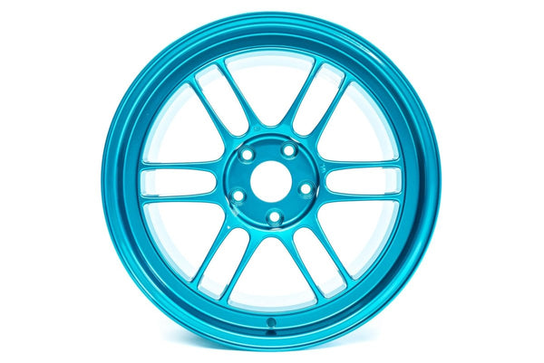 Enkei NT03+M Emerald Blue Wheels 18x9.5 for Subaru WRX STI
