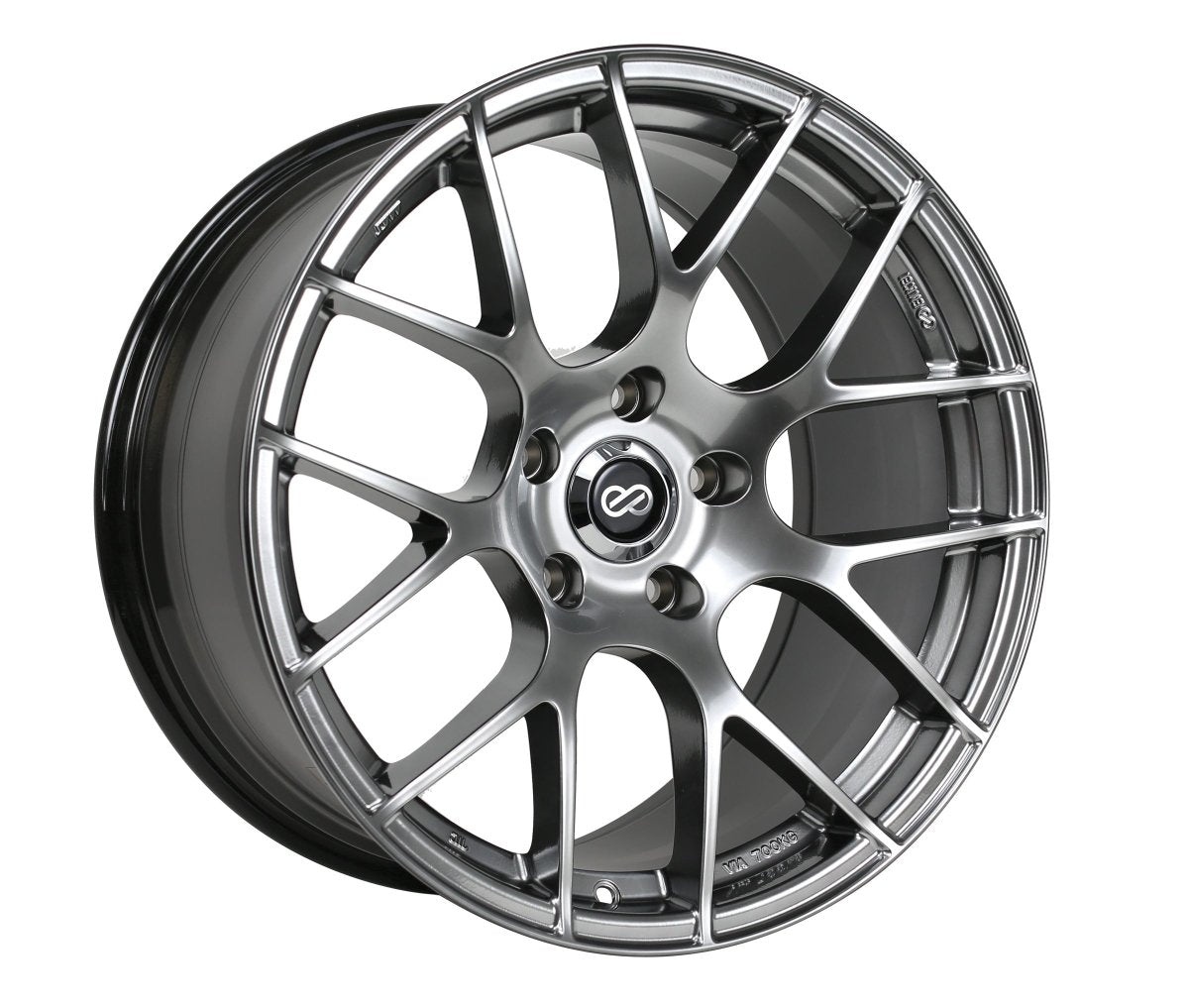 Enkei Raijin Hyper Silver 18x9.5 Wheels for Subaru WRX STI