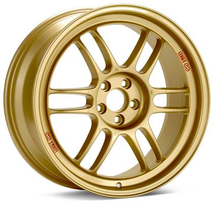 Enkei RPF1 Gold 17x8 Wheels for Subaru WRX STI 5x100 — Subimods.com