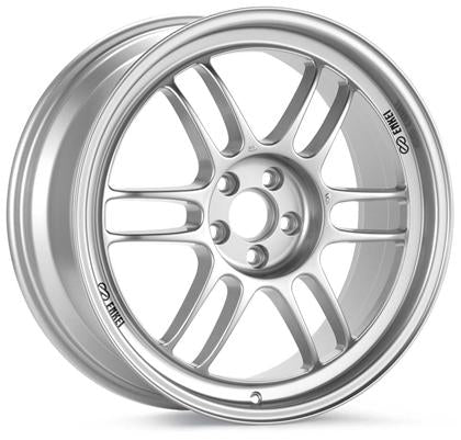 Enkei RPF1 Silver 18x8 5x100 35mm Offset Wheels — Subimods.com