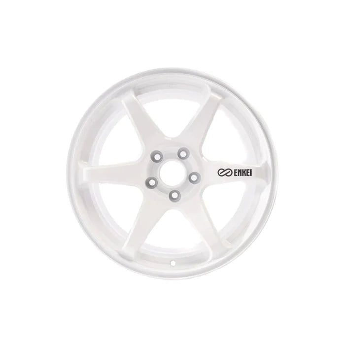 Enkei T6R Vanquish White 18x9.5 Wheels 5x114.3 38mm Offset