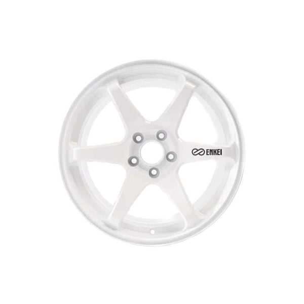 Enkei T6R Vanquish White 18x9.5 Wheels 5x114.3 38mm Offset