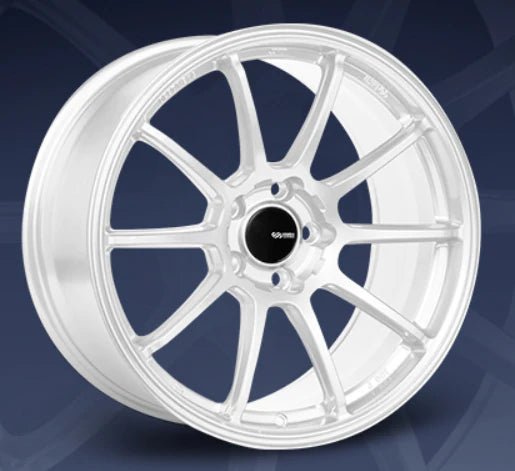 Enkei Triumph Vanquish White 18x9.5 5x114.3 Wheel - Subimods